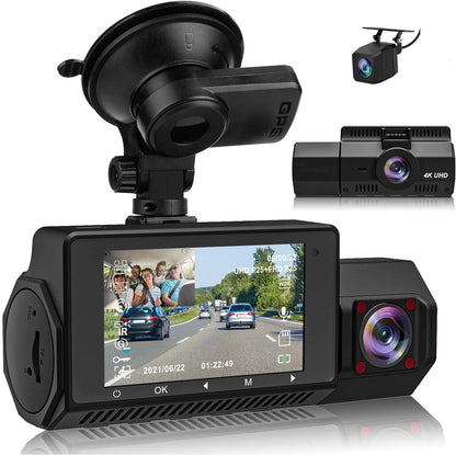 Style Loft Collection AutoStyle 4K WiFi Dashcam with Night Vision