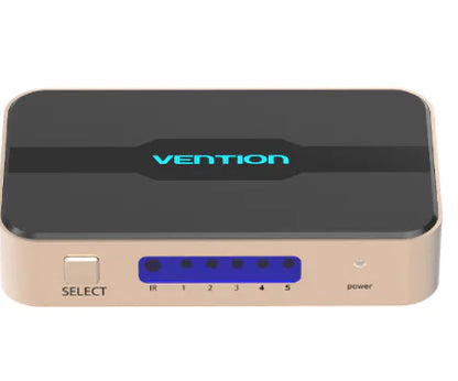 Style Loft Collection StyleTech 4K Ultra HD 5-in-1 HDMI Remote Control Switcher