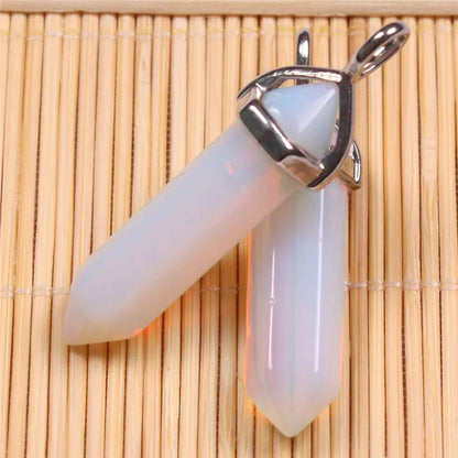 Style Loft Collection Natural Stone Crystal Agate Pendant