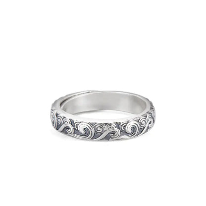 Style Loft Collection 999 Sterling Silver Embossed Promising Success Cloud Ring