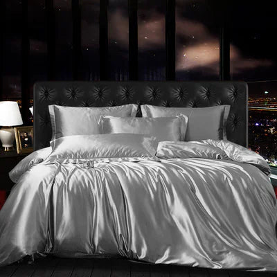 Style Loft Collection Luxurious Silk 4-Piece Bedding Set