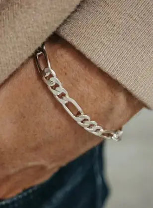 Style Loft Collection Stacks On Deck Elegant Genuine Gold and S925 Sterling Silver Bracelets