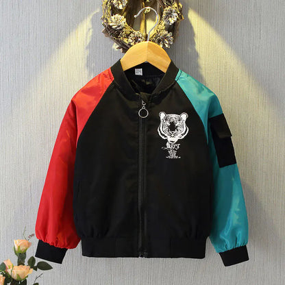 Style Loft Collection Animal Windbreaker Jacket