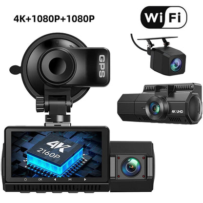 Style Loft Collection AutoStyle 4K WiFi Dashcam with Night Vision