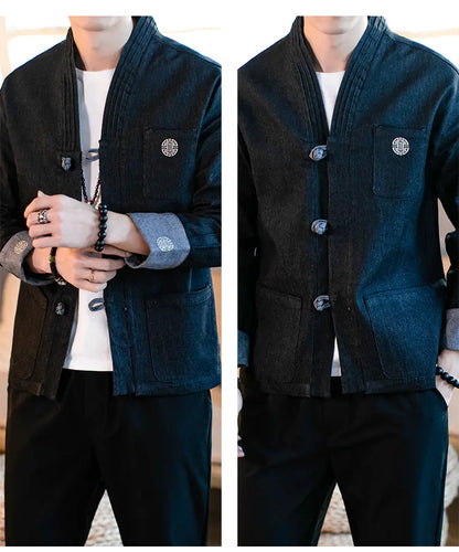 Style Loft Collection Miyagi Denim Embroidered Jacket