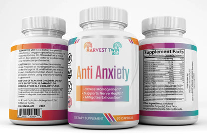 Style Loft Collection Anti-Anxiety Supplement for Stress Reduction, Cortisol Levels, Relaxation, and Mood Balance