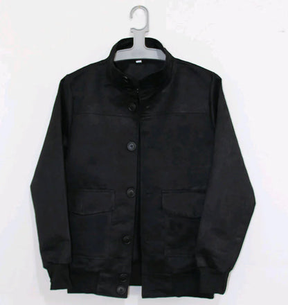 Style Loft Collection Hardin County Suede Button Up Jacket