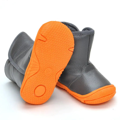 Style Loft Collection BabyLoft Cotton Booties with Rubber Sole