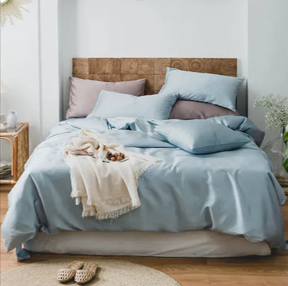 Style Loft Collection Ice Silk Tencel Fiber 4-Piece Bedding Set