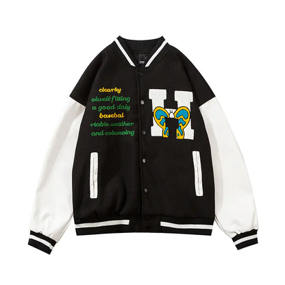 Style Loft Collection Embroidered Baseball Jacket