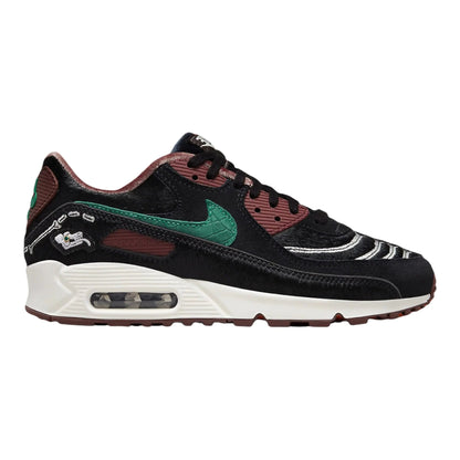 Style Loft Collection x Nike Modern Black Green Noise Sail, (Size 6.5 Men US / Women 8 US)