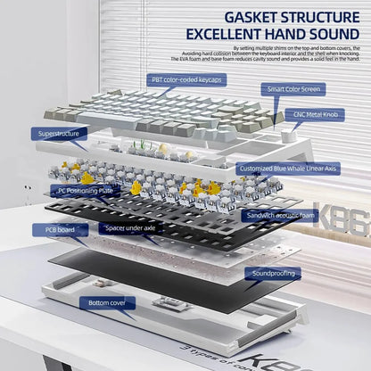 Style Loft Collection CyberStyle Streamline Illuminated Wireless Keyboard