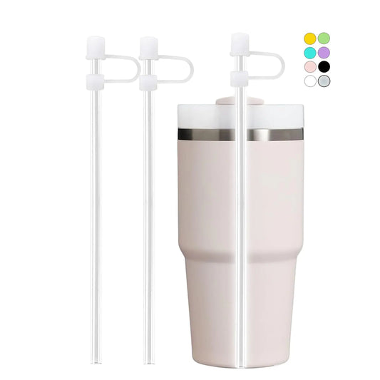 Style Loft Collection for Stanley Cup for Stanley Cup Accessories Reusable straws Compatible with Stanley 14 oz 20 oz Cup Tumbler for Stanley Straws Clear