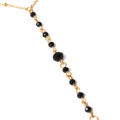 Style Loft Collection Black Crystal Body Necklace