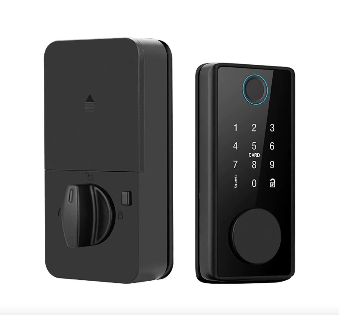 Style Loft Collection CyberSecure Wifi, Bluetooth, Fingerprint Keycode, and Keycard Door Locks