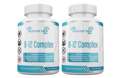 Style Loft Collection B-12 Complex Vitamin Supplement for Increased Energy, Muscles, and Nerve Health