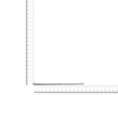 Style Loft Collection 14K Gold 5.00 Ctw Square Princess Cut White Diamond Rectangular Invisible Set Link Tennis Bracelet (H-I Color, SI2-I1 Clarity) - 7.25” Inches