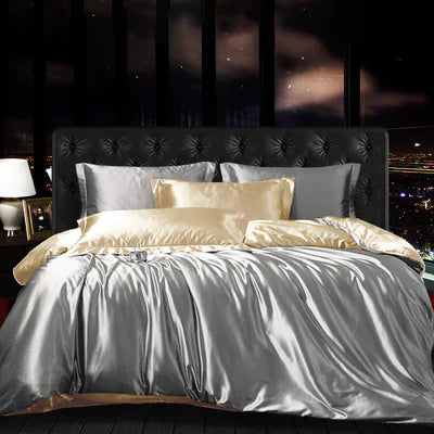 Style Loft Collection Luxurious Silk 4-Piece Bedding Set