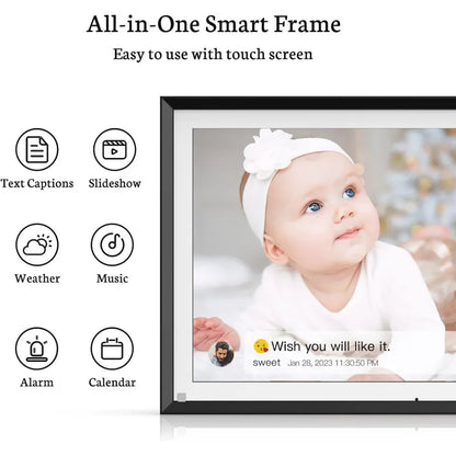 Style Loft Collection RoomLoft Nuvolynx 10 Inch TouchScreen 32GB Intelligent Photo Frame