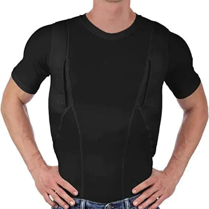 Style Loft Collection SecureStyle Concealed Carry Tactical Short Sleeve T-Shirt