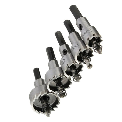 Style Loft Collection ToolStyle 5-Piece HSS Metal and Aluminum Hole Saw Drill Bit Set