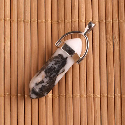 Style Loft Collection Natural Stone Crystal Agate Pendant
