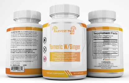 Style Loft Collection Turmeric w/Ginger for Digestion, Weight, Blood Pressure, and Memory