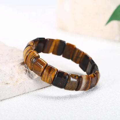 Style Loft Collection Agate Tiger Eye Crystal Volley Bracelets