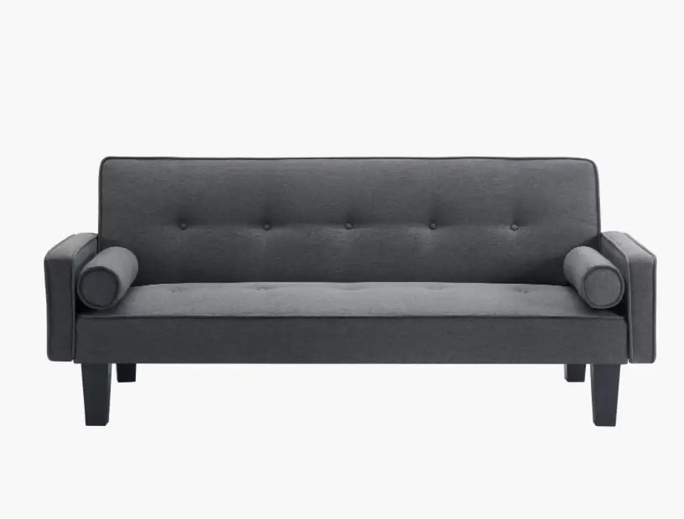 (.23) Style Loft Collection Granite Pull Point Tufted Button Sofa