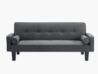 (.23) Style Loft Collection Granite Pull Point Tufted Button Sofa