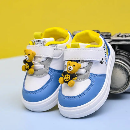 Style Loft Collection Bubblegum Bear Leather Sneakers