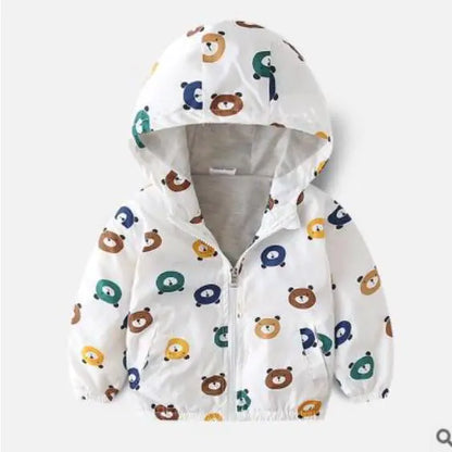 Style Loft Collection Everyday Is Funday Hooded Windbreaker Jacket