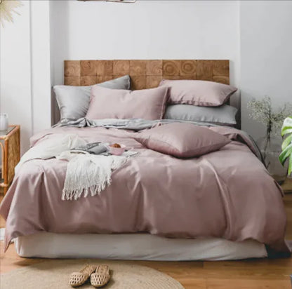 Style Loft Collection Ice Silk Tencel Fiber 4-Piece Bedding Set