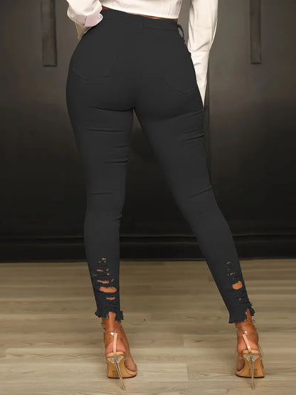 Style Loft Collection Ripped High Waist Skinny Jeans