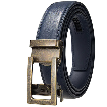 Style Loft Collection 1853 Ranch Genuine Leather Automatic Buckle Belt