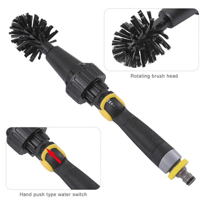 Style Loft Collection AutoStyle Tire and Wheel Cleaning Hose Attachment Brush