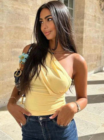 Style Love Collection Mykonos Island Sleeveless Crop Top