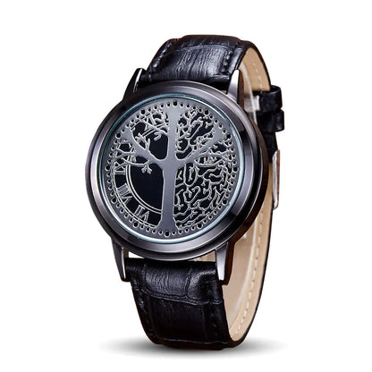 Style Loft Collection Leather Band LED Touchscreen Watch