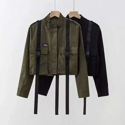 Style Loft Collection Pikes Peak Cropped Utility Jacket