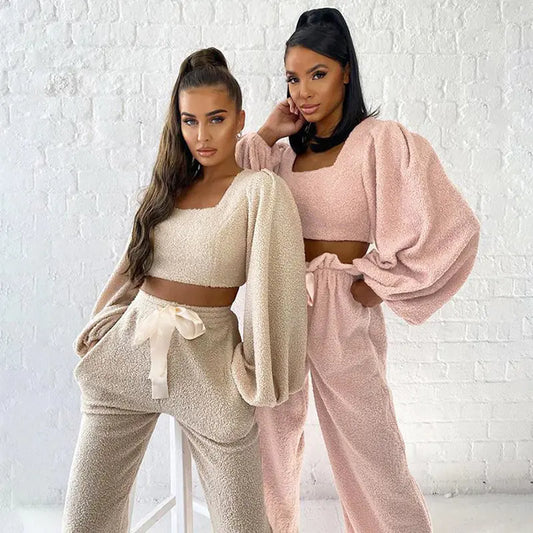Style Loft Collection Lantern Sleeve Outfit Set