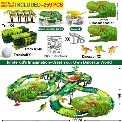 Style Loft Collection ToyStyle Electric Dinosaur Car Adventure Track