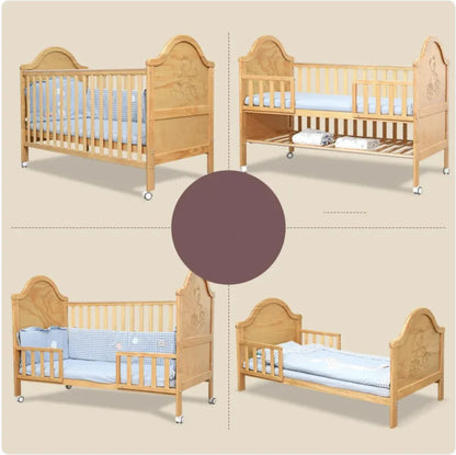 Style Loft Collection Grow With Me Multi-Function Pine Baby Bed