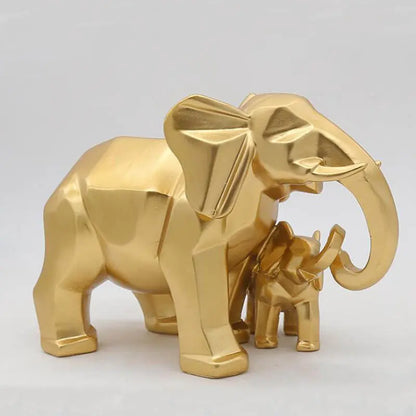 Style Loft Collection Geometric Elephant Parade Figurine