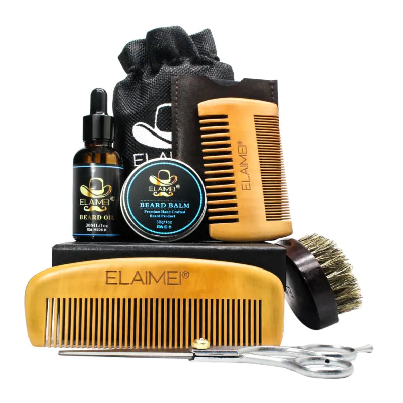 Style Loft Collection Six Piece Beard Care Tool Set
