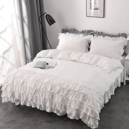 Style Loft Collection Ruffled Washed Cotton Bedroom Set