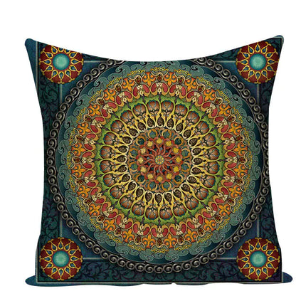 Style Loft Collection Cotton Mandala Meditating Pillow Cover