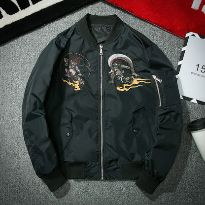 Style Loft Collection Hannya Embroidered Pilot Jacket
