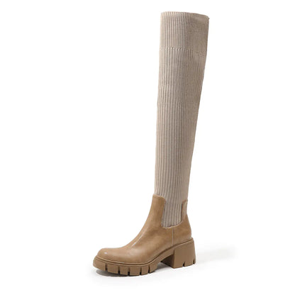 Style Loft Collection Stocking Platform Boots