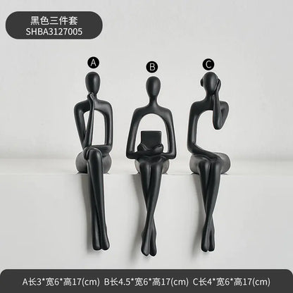 Style Loft Collection Three Piece Abstract Figurine Set