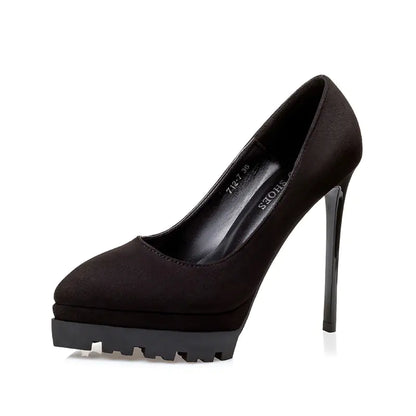 Style Loft Collection Stunning in Silence Suede Stilletos